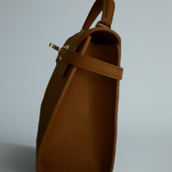 JW PEI Brown Satchel with Gold Accents NWT - Picture 9 of 12